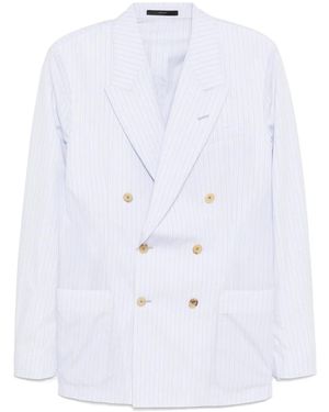 Paul Smith Striped Blazer - White