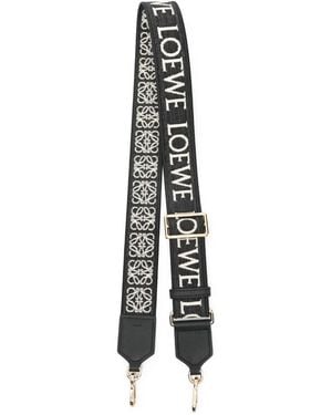 Loewe Logo Shoulder Bag Strap - White