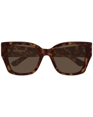 Balenciaga Lunettes De Soleil À Monture Papillon - Brown