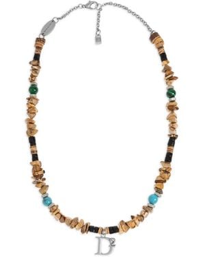 DSquared² Stones Pendant Necklace - Metallic
