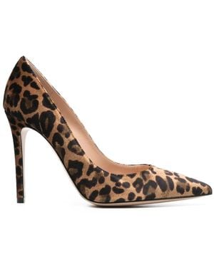 Gianvito Rossi ジャンヴィト 105mm パンプス - ブラウン
