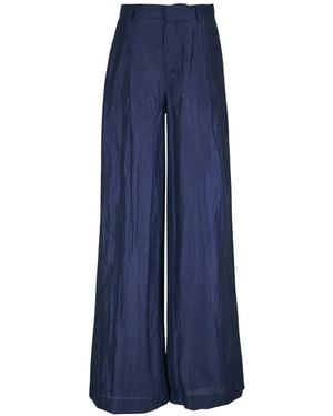 L'Agence Palazzo Trousers - Blue