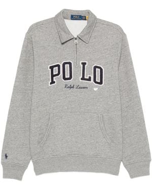 Polo Ralph Lauren ポロネック スウェットシャツ - グレー