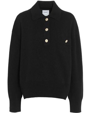 Barrie Maglione Stile Polo - Nero