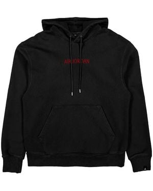 Nike Wordmark Fleece Hoodie - Black