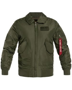Alpha Industries Veste À Poche Poitrine - Green