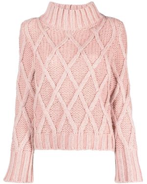 Fabiana Filippi Wool And Silk Blend Jumper - Pink