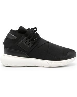 Y-3 And Off Qasa Sneakers - Black