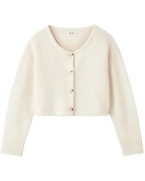 Soft Goat Geknöpfter Cardigan - Weiß
