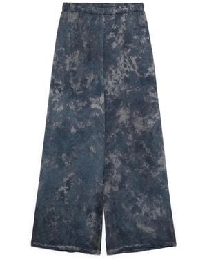 Avant Toi Strukturierte Hose - Blau