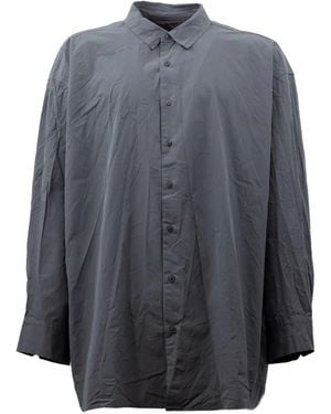 Casey Casey Long-Sleeve Button-Down Shirt - Grey