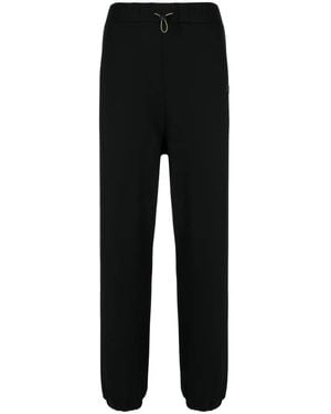 Palmier Logo-Embroidered Cotton Track Trousers - Black