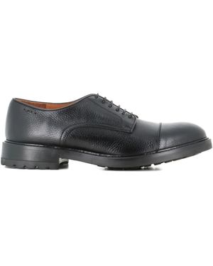Alexander Hotto Leather Cap-Toe Lace-Up Oxford Shoes - Grey
