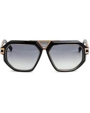 Cazal Octagonal-Frame Sunglasses - Black