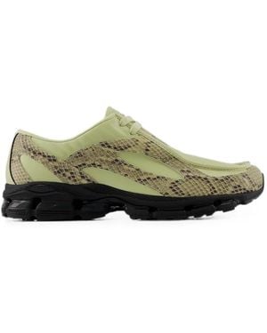 New Balance 1890A Snakeskin-Effect Panelled Trainers - Green
