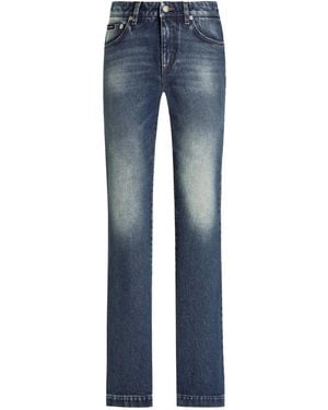 Dolce & Gabbana Washed Jeans - Blue