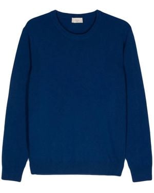 Altea Crew-Neck Long-Sleeve Sweater - Blue