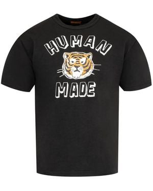 Human Made T-Shirt mit Tiger-Print - Schwarz