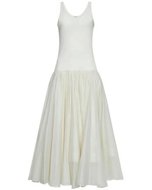 Co. Layered Maxi Dress - White