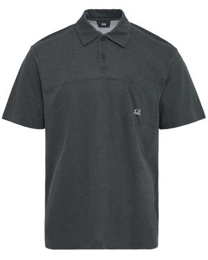 C.P. Company Polo À Poche Poitrine 20/1 - Grey