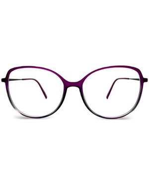 Silhouette Gafas Con Montura Cat Eye - Morado