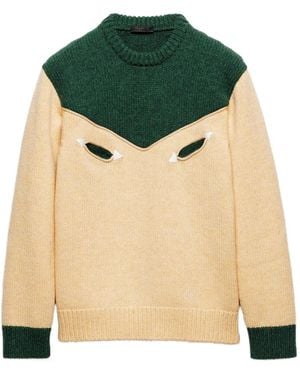 【送料&関税込】Prada Melange Pastel Pink Wool Sweater Prada Melange Pastel Pink Wool Sweater for Women – LOZURI®