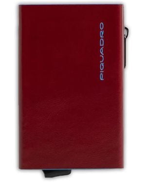 Piquadro Pop-Up Wallet - Red