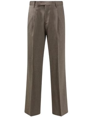 Germano 1952 Pleated-Detail Tailored Trousers - Grey