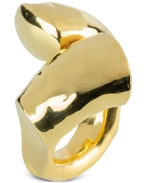 Parts Of 4 Giant Twisted Druid Ring - Metallic