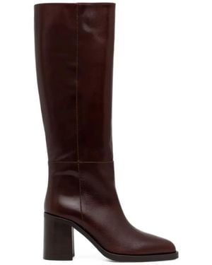 JONAK PARIS Dickinson Pointed-Toe Knee-High Boots - Brown