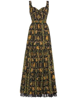 Agua Bendita Azulejo Cordillera Maxi Dress - Green