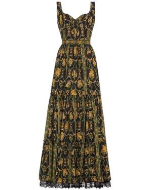 Agua Bendita Azulejo Cordillera Maxi Dress - Green