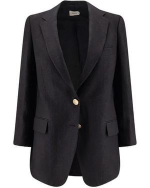 SAULINA Antonia Single-Breasted Blazer - Black