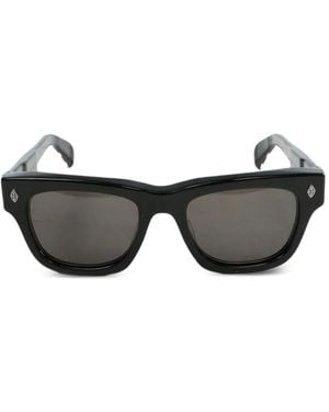 Chrome Hearts Dagger-Detail Square-Frame Sunglasses - Black