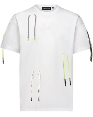 Mostly Heard Rarely Seen T-Shirt Con Coulisse - Bianco