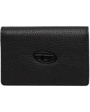 DIESEL Logo-Plaque Cardholder - Black