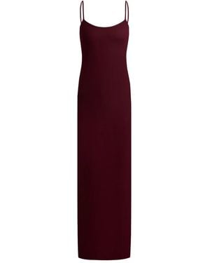 12 STOREEZ Knitted Slip Dress - Purple