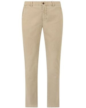 Moorer Carducci Straight-Leg Chino Pants - Natural