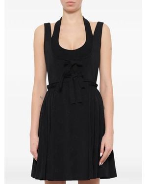 Givenchy Corseted Jersey Dress - Black