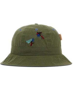 Paul Smith Embroidered Panel Bucket Hat - Green