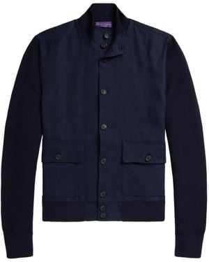 Ralph Lauren Vest Met Knoop - Blauw