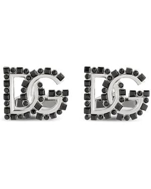Dolce & Gabbana Manschettenknöpfe Mit Logo - Mettallic