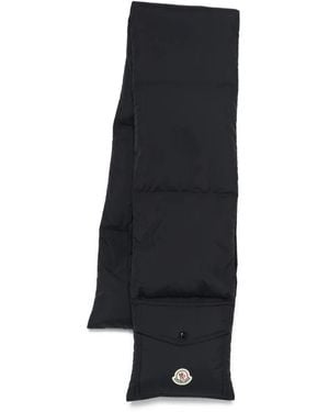 Moncler Padded Pocket Scarf - Black