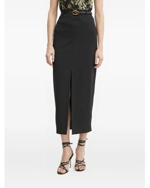 Marciano Slit-detail midi skirt - Schwarz