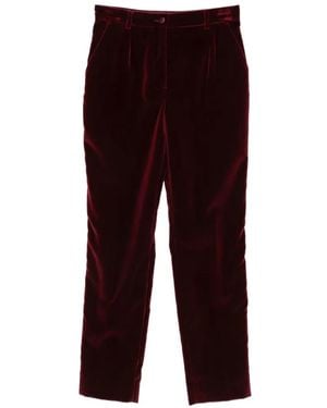 Dolce & Gabbana Pantalones Con Rayas Laterales - Rojo