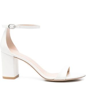 Stuart Weitzman Sandali Nearlynude Con Cinturino Alla Caviglia 70Mm - Bianco
