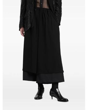 Comme des Garçons Gelaagde Broek - Zwart