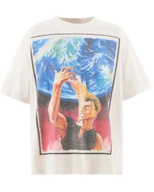 SAINT Mxxxxxx T-Shirt Met Grafische Print - Blauw