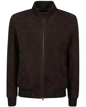 Herno Suede Goatskin Jacket - Black