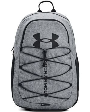 Under Armour Hustle Sport 6.0 Rugzak Met Bungeekoord - Grijs